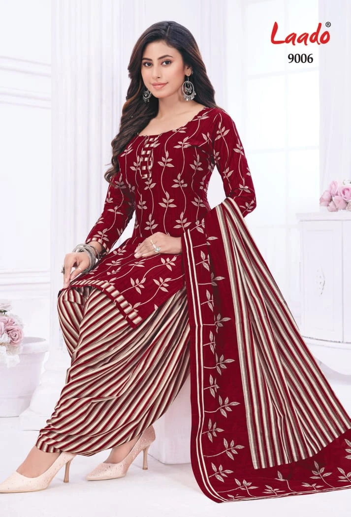 Laado Nadiya Patiyala Vol-9 - Dress Material